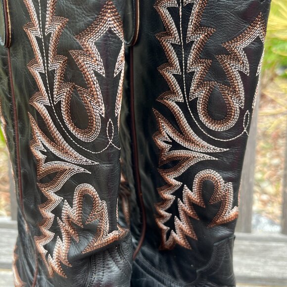 Old Gringo Sharon Black/Brown Women's Boots, Size 10 - Picture 3 of 16